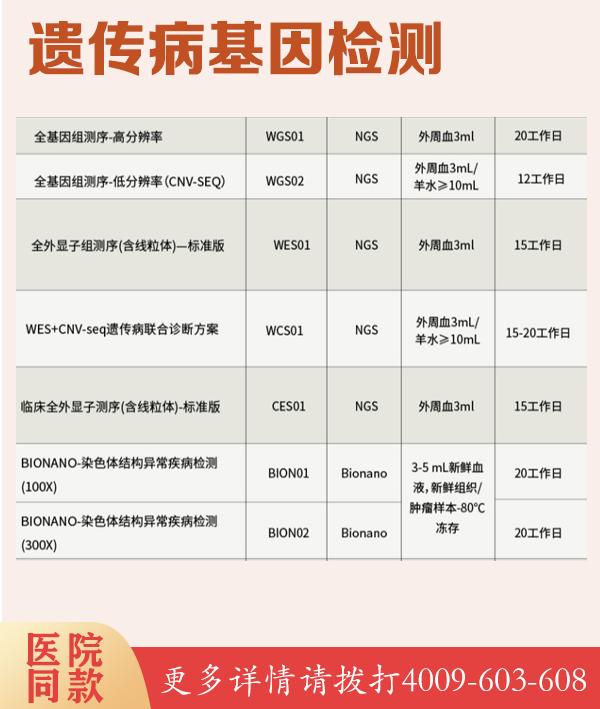 染色体微阵列分析(HD, 产后)