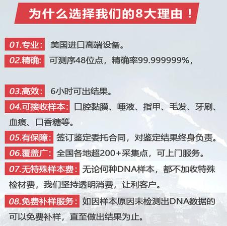 菏泽市曹县血液血痕亲子鉴定能做